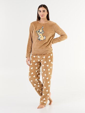 Pijama largo 'Winnie' de 'Disney' de forro polar - 2 piezas