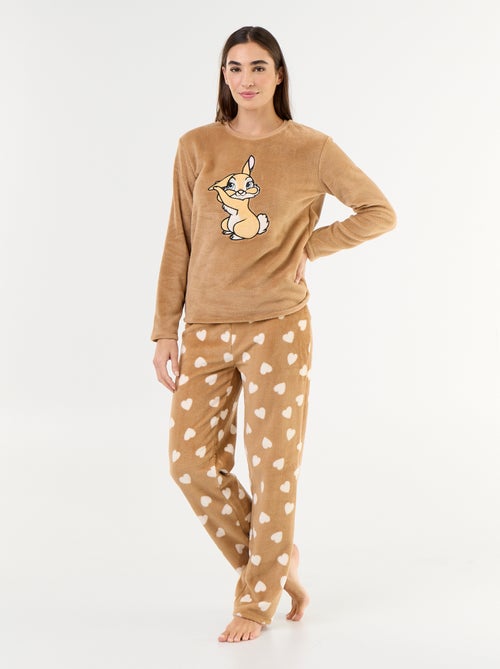 Pijama largo 'Winnie' de 'Disney' de forro polar - 2 piezas - Kiabi