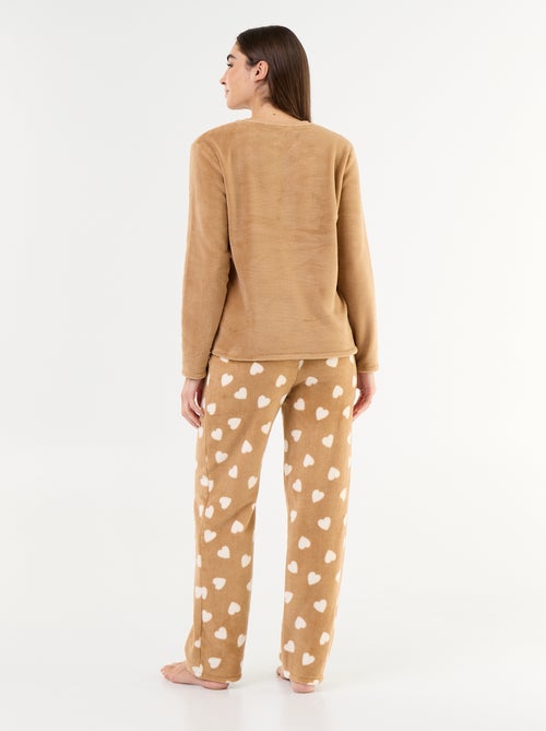 Pijama largo 'Winnie' de 'Disney' de forro polar - 2 piezas - Kiabi