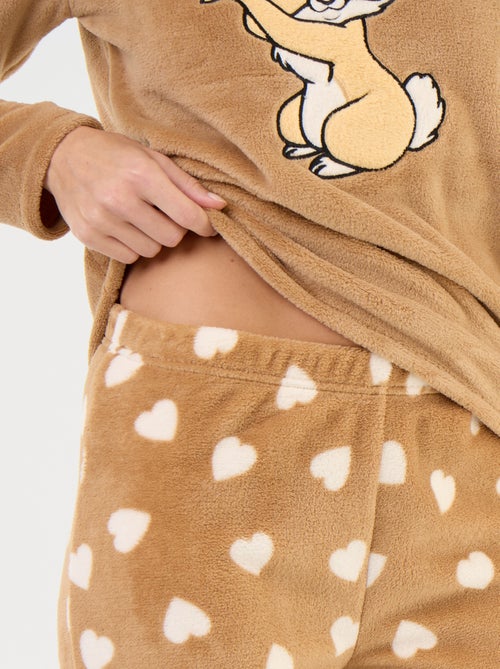 Pijama largo 'Winnie' de 'Disney' de forro polar - 2 piezas - Kiabi
