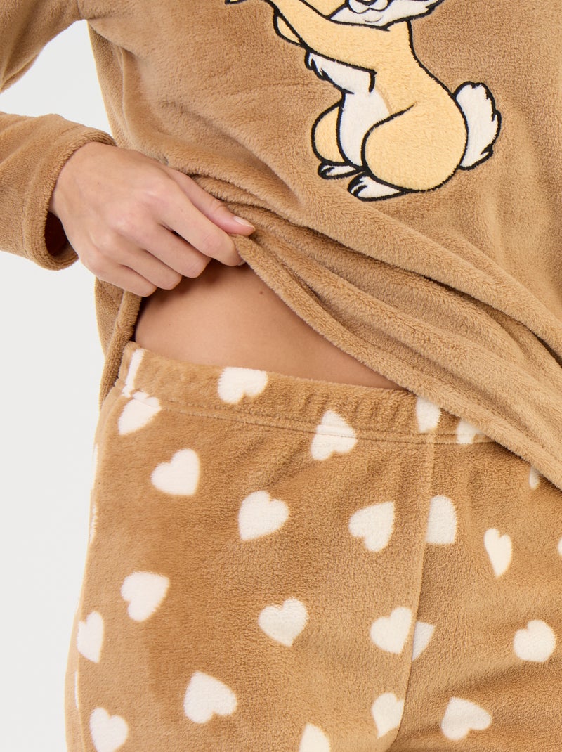 Pijama largo 'Winnie' de 'Disney' de forro polar - 2 piezas Beige - Kiabi