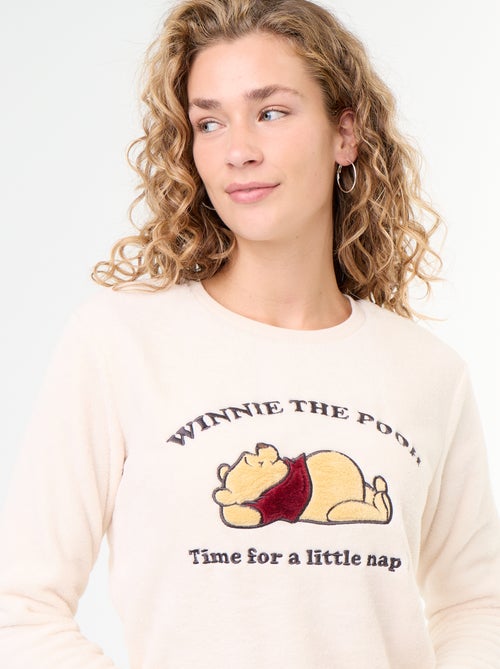 Pijama largo 'Winnie' de 'Disney' de forro polar - 2 piezas - Kiabi Pijama largo 'Winnie' de 'Disney' de forro polar - 2 piezas - Kiabi