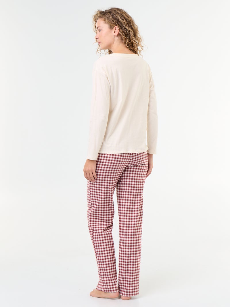 Pijama largo 'Winnie' 'Disney' - 2 piezas Blanco - Kiabi