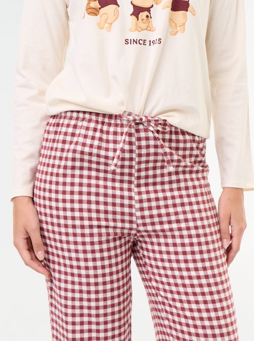 Pijama largo 'Winnie' 'Disney' - 2 piezas - Kiabi Pijama largo 'Winnie' 'Disney' - 2 piezas - Kiabi