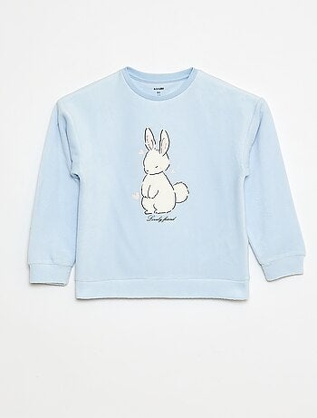 Pijama largo y cálido con estampado