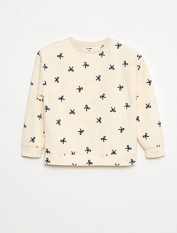 Pijama largo y cálido con estampado