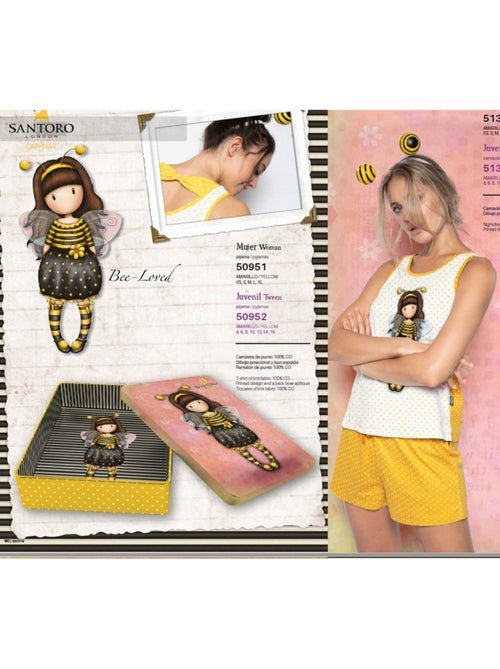 Pijama Licencia Fantasía Calidad Premium Caja Regalo: Smiley, Disney, Santoro - Kiabi Pijama Licencia Fantasía Calidad Premium Caja Regalo: Smiley, Disney, Santoro - Kiabi