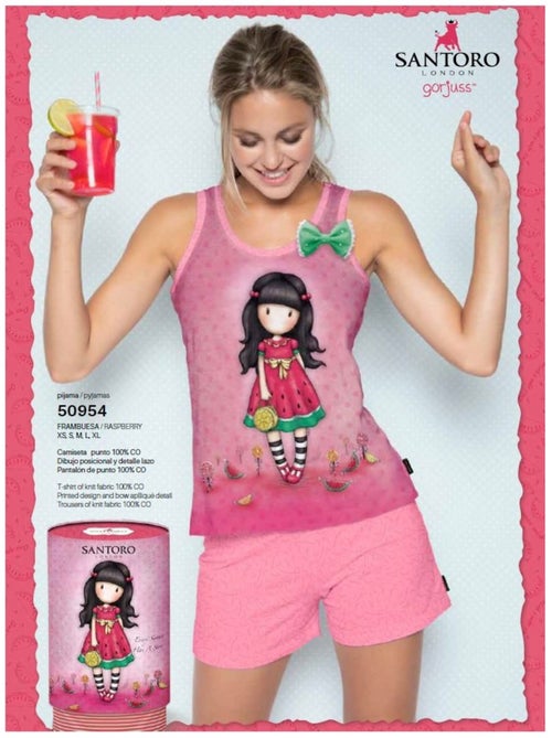 Pijama Licencia Fantasía Calidad Premium Caja Regalo: Smiley, Disney, Santoro - Kiabi Pijama Licencia Fantasía Calidad Premium Caja Regalo: Smiley, Disney, Santoro - Kiabi