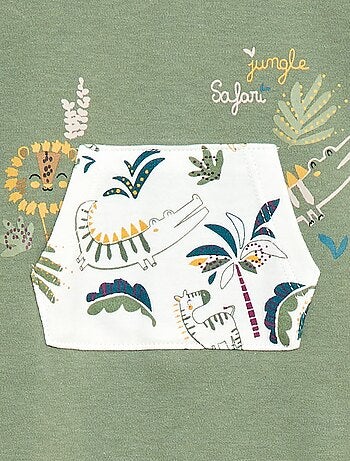 Pijama ligero con bolsillo canguro