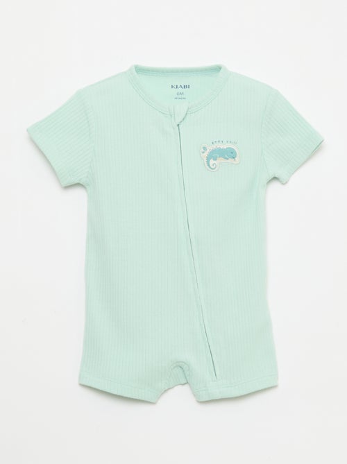 Pijama ligero con cremallera - Kiabi