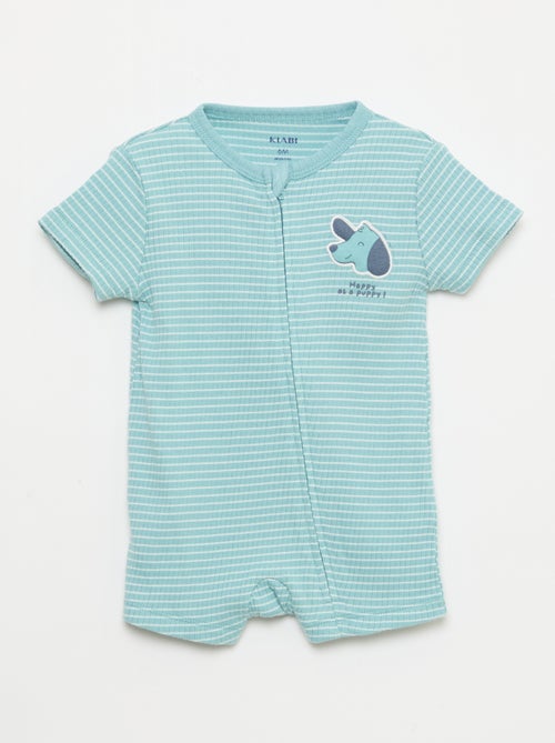 Pijama ligero con cremallera - Kiabi