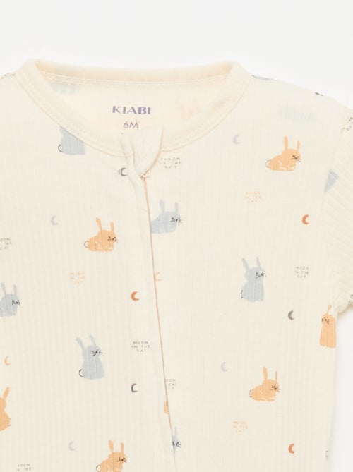 Pijama ligero con cremallera - Kiabi Pijama ligero con cremallera - Kiabi