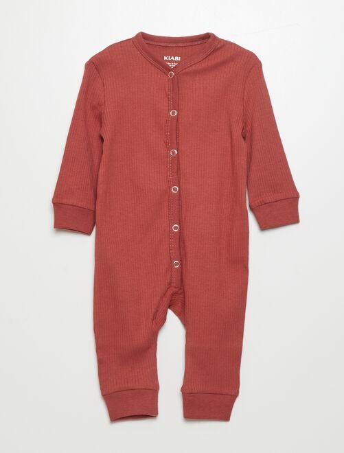 Pijama ligero de canalé - Kiabi