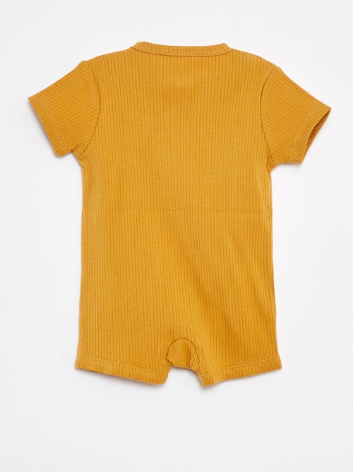 Pijama ligero de manga corta con cremallera - Kiabi