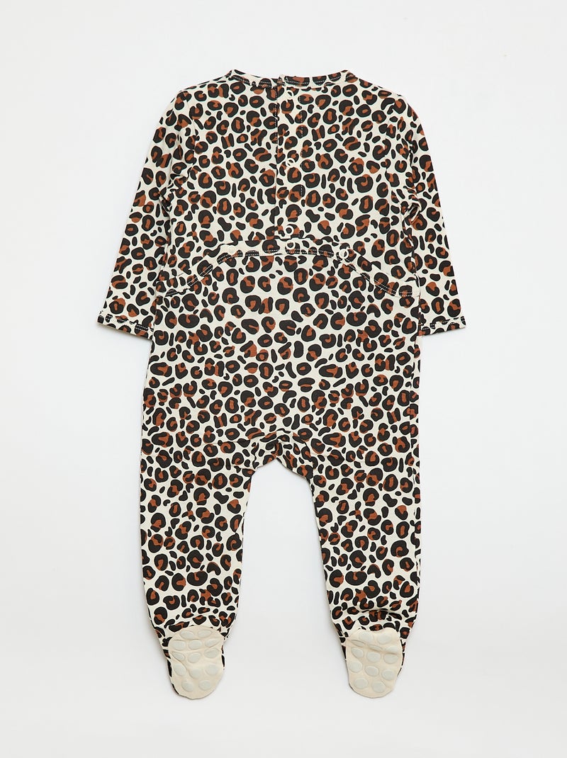 Pijama ligero estampado leopardo 'Agathe Sorlet x Kiabi' - San Valentín Blanco - Kiabi