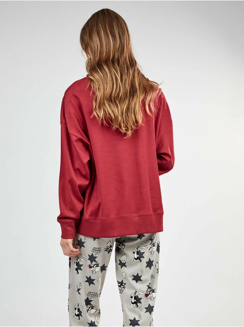 Pijama looney tunes estampado de tweety Granate - Kiabi