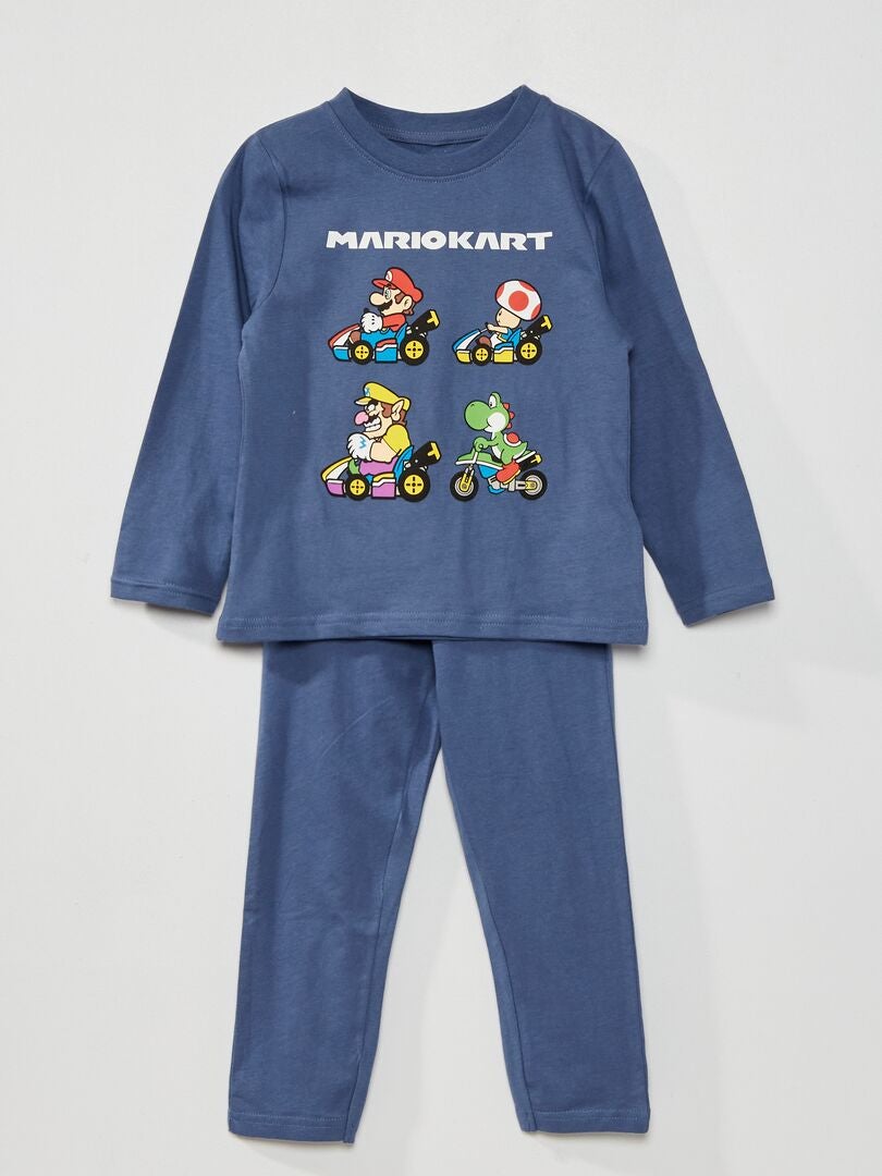Pijama 'Mario Kart' - 2 piezas AZUL - Kiabi