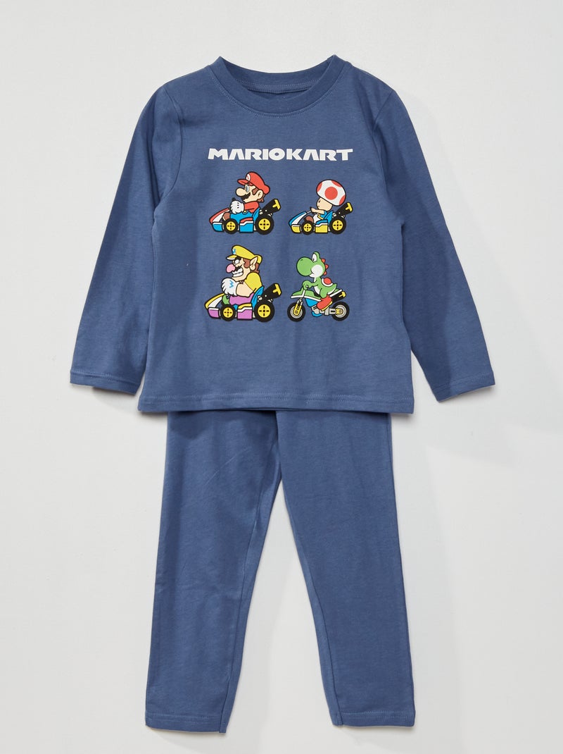 Pijama 'Mario Kart' - 2 piezas AZUL - Kiabi