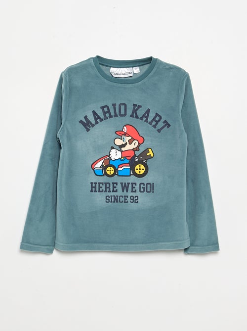 Pijama 'Mario Kart' 2 piezas - Camiseta de manga larga + pantalón - Kiabi