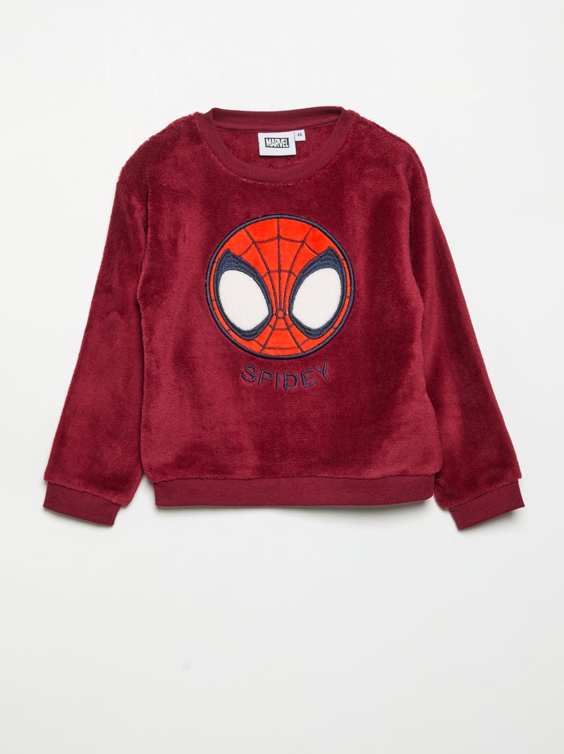 Pijama \'Marvel\' \'Spider-Man\' 2 piezas - Sudadera + pantalón Rojo - Kiabi