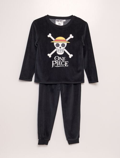 Pijama micropolar 'One Piece' - 2 piezas - Kiabi