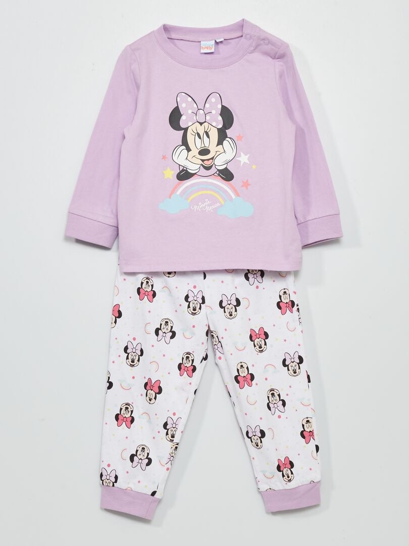 Pijama 'Minnie' - 2 piezas violeta - Kiabi