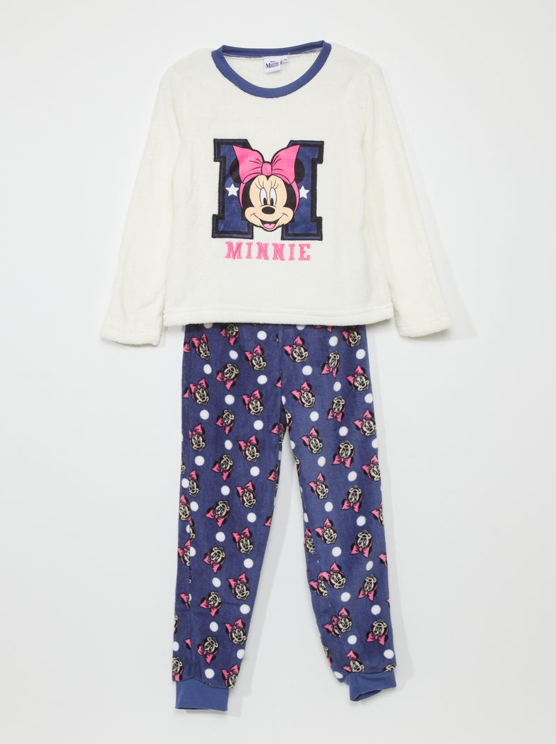 Pijama 'Minnie' de 'Disney' blanco/azul - Kiabi