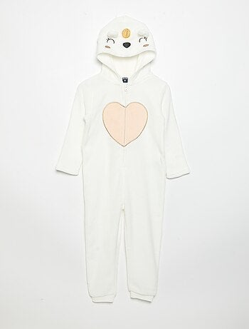 Pijama mono de forro polar