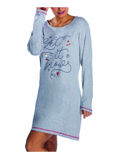 Pijama mujer algodón MELISSA BROWN - Kiabi Pijama mujer algodón MELISSA BROWN - Kiabi