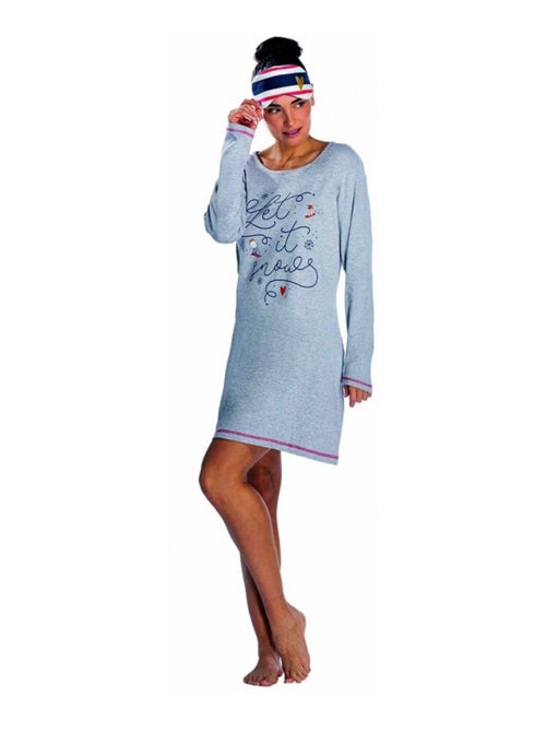 Pijama mujer algodón MELISSA BROWN - Kiabi Pijama mujer algodón MELISSA BROWN - Kiabi