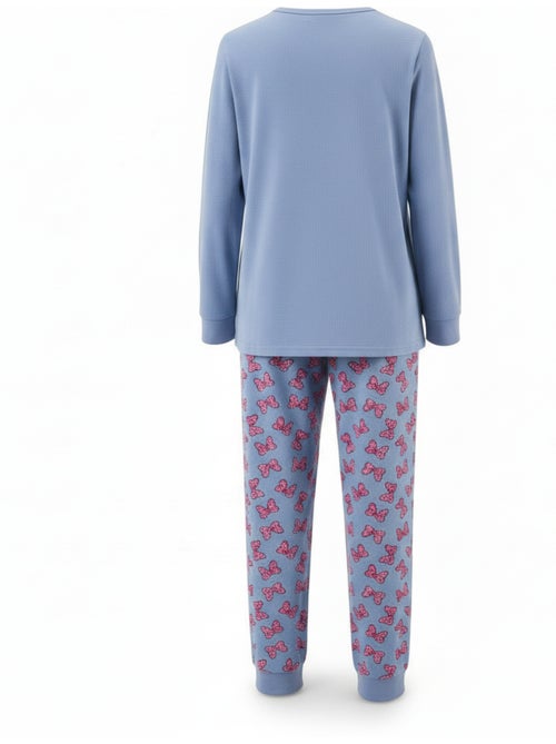 Pijama mujer algodón polar bordado lurex ozabi - Kiabi Pijama mujer algodón polar bordado lurex ozabi - Kiabi