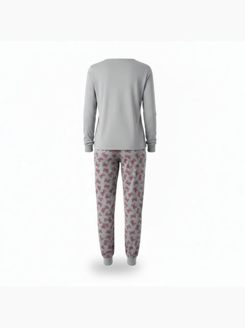 Pijama mujer algodón polar bordado lurex ozabi - Kiabi Pijama mujer algodón polar bordado lurex ozabi - Kiabi