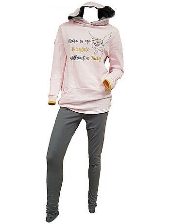 Pijama Mujer Campanilla, DISNEY en Algodón -Calidez, Suavidad y Confort-