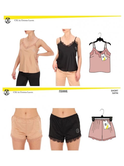 Pijama Mujer CXL BY LACROIX - Pack de 2 - Kiabi