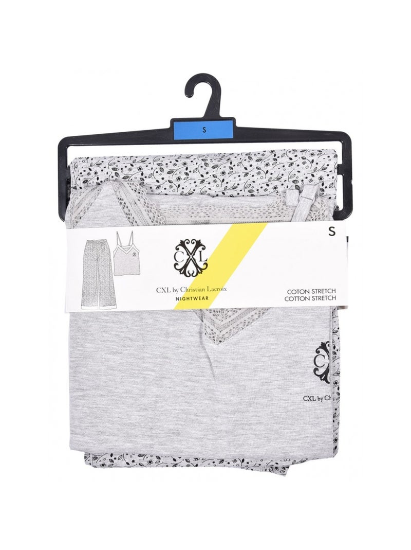Pijama Mujer CXL BY LACROIX Gris - Kiabi