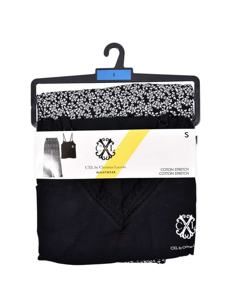 Pijama Mujer CXL BY LACROIX Negro - Kiabi