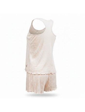 Pijama Mujer INFINITIF PARIS Conjunto Camiseta y Pantalón Corto Punto