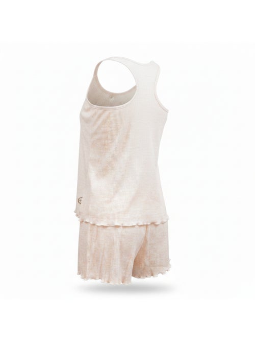 Pijama Mujer INFINITIF PARIS Conjunto Camiseta y Pantalón Corto Punto - Kiabi Pijama Mujer INFINITIF PARIS Conjunto Camiseta y Pantalón Corto Punto - Kiabi