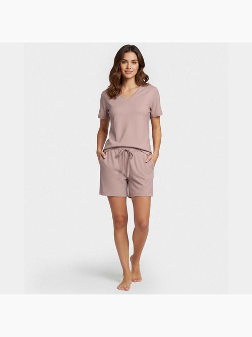 Pijama mujer lyocell manga corta | Impetus - Kiabi