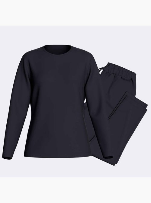 Pijama mujer manga larga lyocell | Impetus - Kiabi
