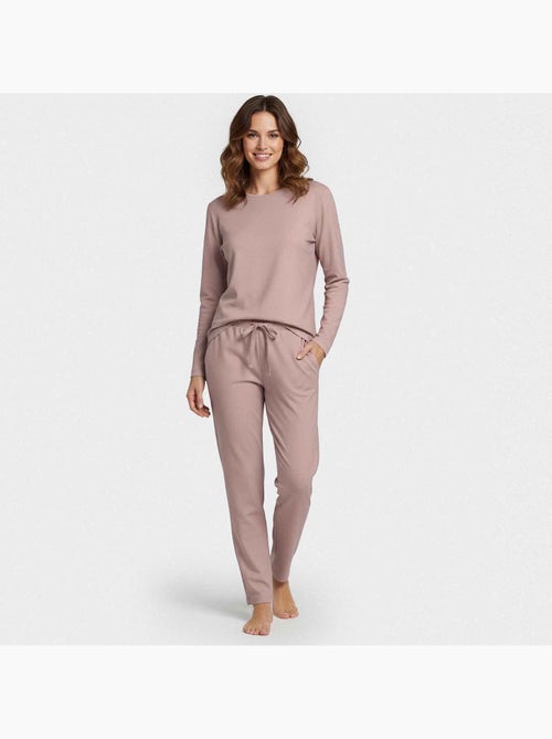 Pijama mujer manga larga lyocell | Impetus - Kiabi