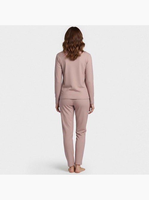 Pijama mujer manga larga lyocell | Impetus - Kiabi