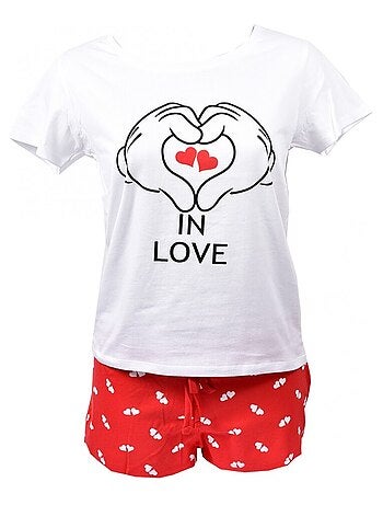 Pijama Mujer MINNIE Algodón - Pack de 2