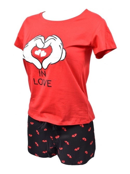 Pijama Mujer MINNIE Algodón - Pack de 2 - Kiabi Pijama Mujer MINNIE Algodón - Pack de 2 - Kiabi