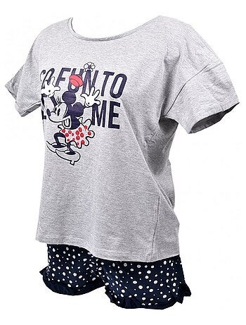Pijama Mujer MINNIE Algodón - Pack de 2