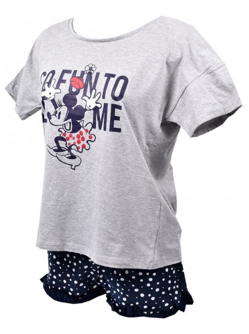 Pijama Mujer MINNIE Algodón - Pack de 2 - Kiabi Pijama Mujer MINNIE Algodón - Pack de 2 - Kiabi