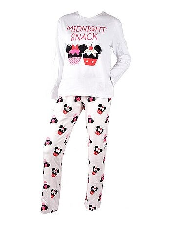Pijama Mujer MINNIE en Algodón - Pack de 2