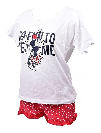 Pijama Mujer MINNIE en Algodón - Pack de 2