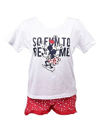 Pijama Mujer MINNIE en Algodón - Pack de 2