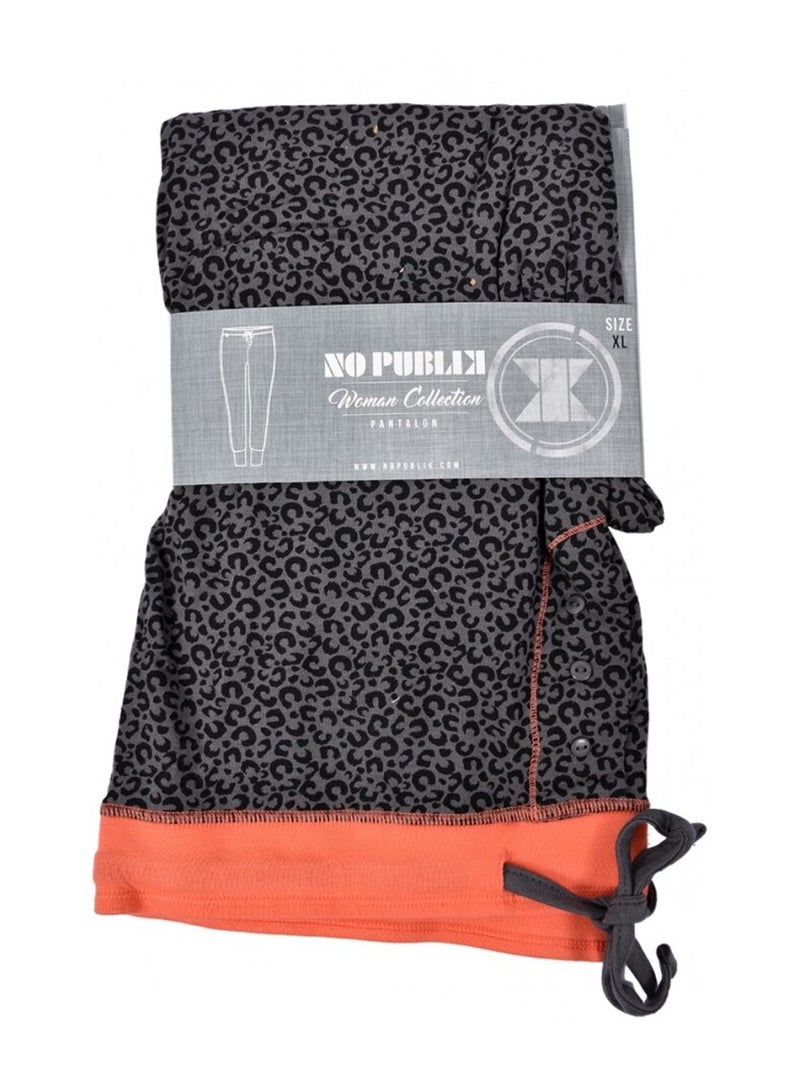 Pijama Mujer NO PUBLIK en Viscosa Gris naranja - Kiabi